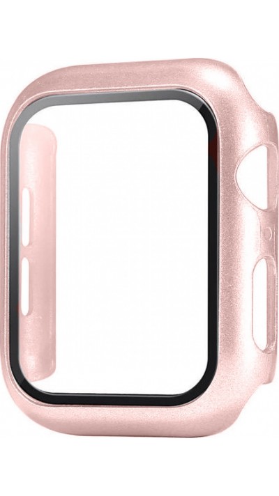 Coque Apple Watch 42mm - Full Protect avec vitre de protection - Or rose