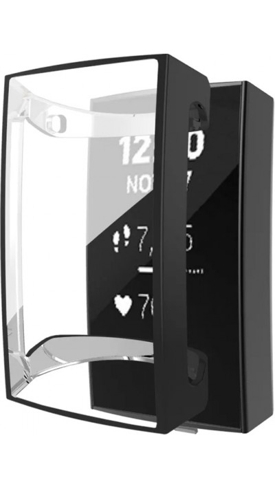 Coque Fitbit Charge 3 / 4 - Ultra-slim case avec vitre de protection - Noir