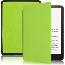 Coque Kindle Paperwhite 1 / 2 / 3 - Cuir synthétique hard-shell ultra fin et léger - Vert