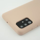 Coque Samsung Galaxy A51 - Soft Touch rose pâle