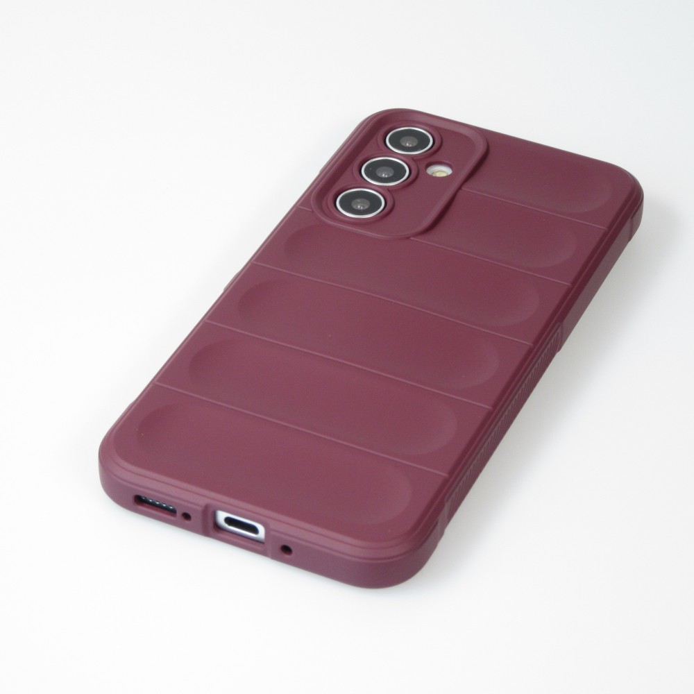 Coque Samsung Galaxy A54 5G - Silicone renforcé avec double couche de protection - Bordeaux