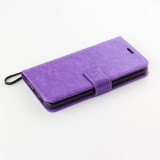 Coque Samsung Galaxy S22+ - Premium Flip cuir lisse porte-cartes - Violet