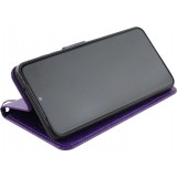 Coque Samsung Galaxy S22+ - Premium Flip cuir lisse porte-cartes - Violet
