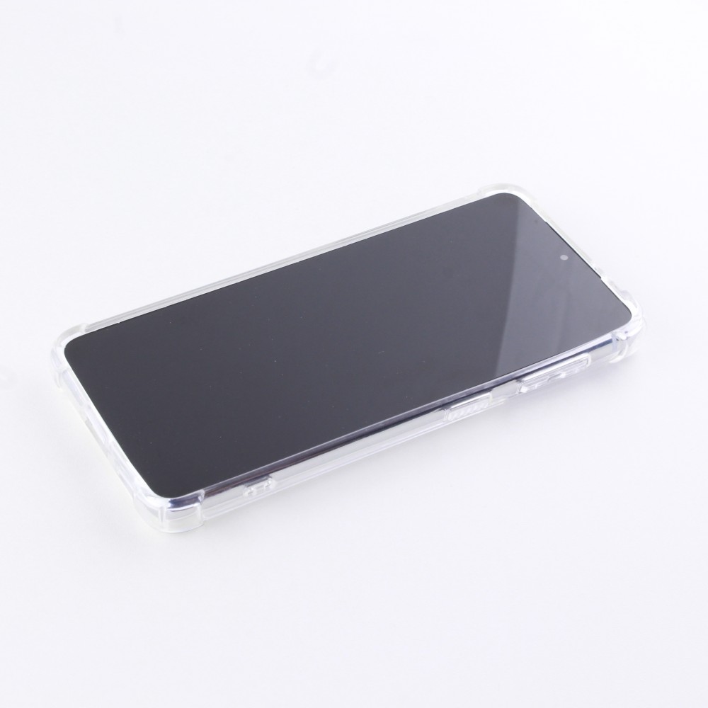 Coque Samsung Galaxy S23 - Bumper Glass Hybrid TPU silicone anti-choc - Transparent