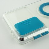 Coque Samsung Galaxy S23+ - Caméra clapet avec anneau - Bleu