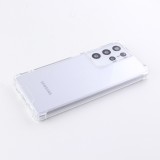 Coque Samsung Galaxy S23 Ultra - Bumper Glass Hybrid TPU silicone anti-choc - Transparent