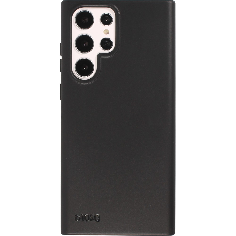 Coque Samsung Galaxy S22 Ultra - Bioka biodégradable et compostable Eco-Friendly - Noir