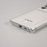 Coque Samsung Galaxy S23 Ultra - Gel Bumper Porte-carte - Transparent