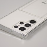 Coque Samsung Galaxy S23 Ultra - Gel Bumper Porte-carte - Transparent