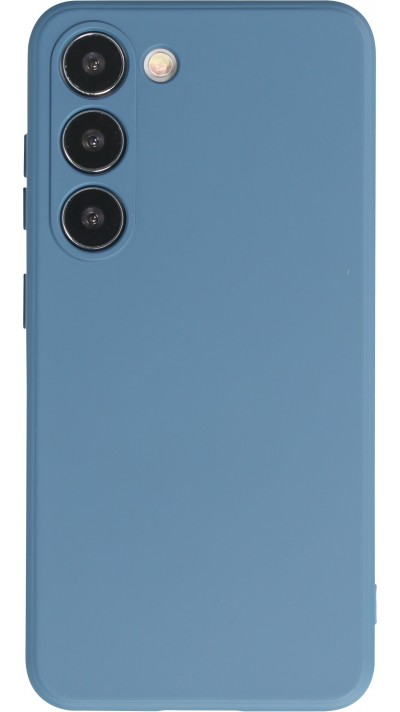Coque Samsung Galaxy S23 - Gel soft touch - Bleu foncé