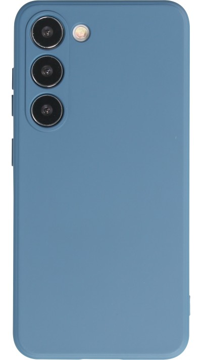 Coque Samsung Galaxy S25 - Gel soft touch - Bleu foncé