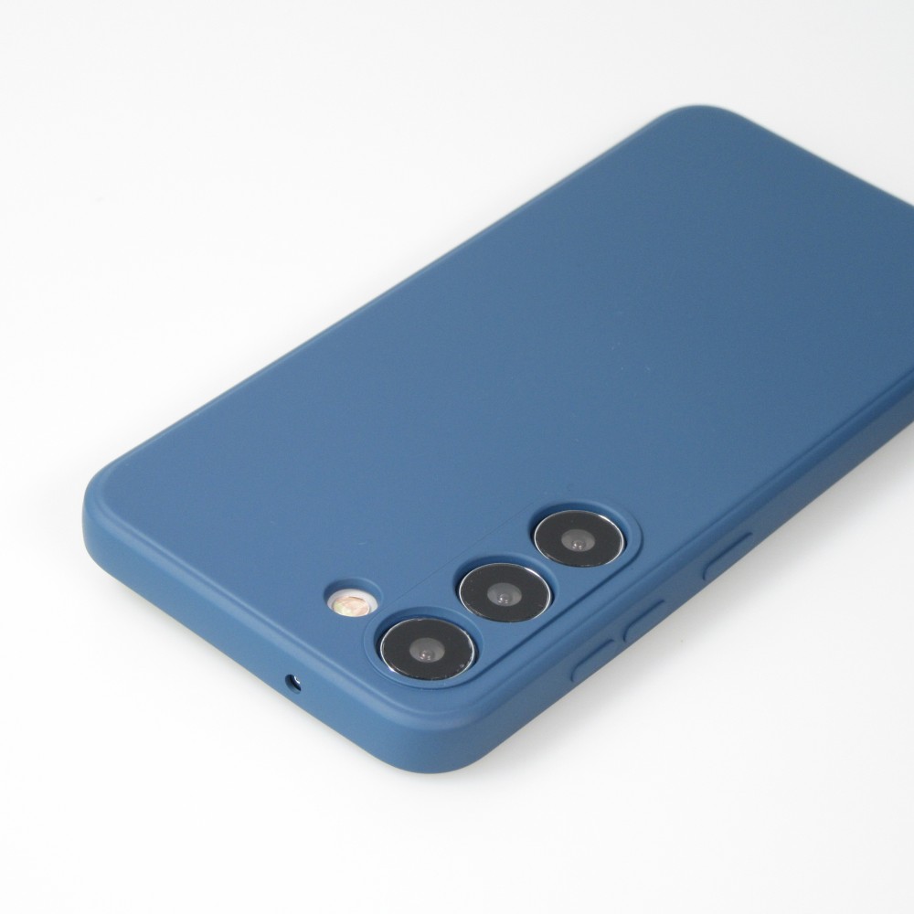 Coque Samsung Galaxy S23 - Gel soft touch - Bleu foncé