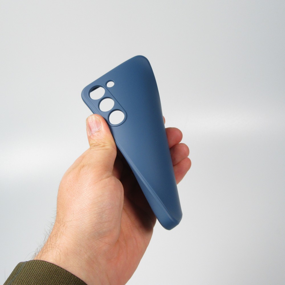 Coque Samsung Galaxy S23 - Gel soft touch - Bleu foncé