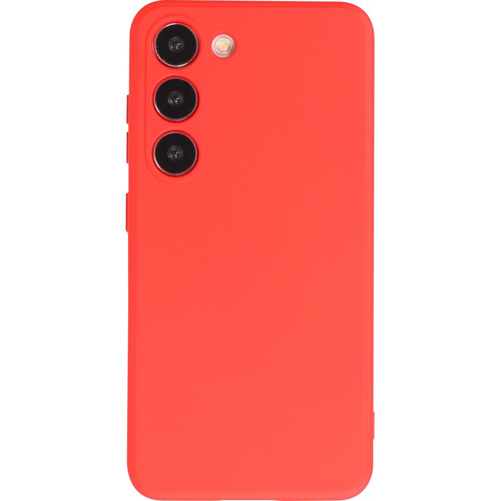 Coque Samsung Galaxy S23+ - Gel soft touch - Rouge
