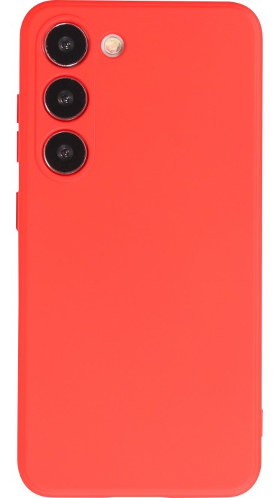 Coque Samsung Galaxy S23 - Gel soft touch - Rouge