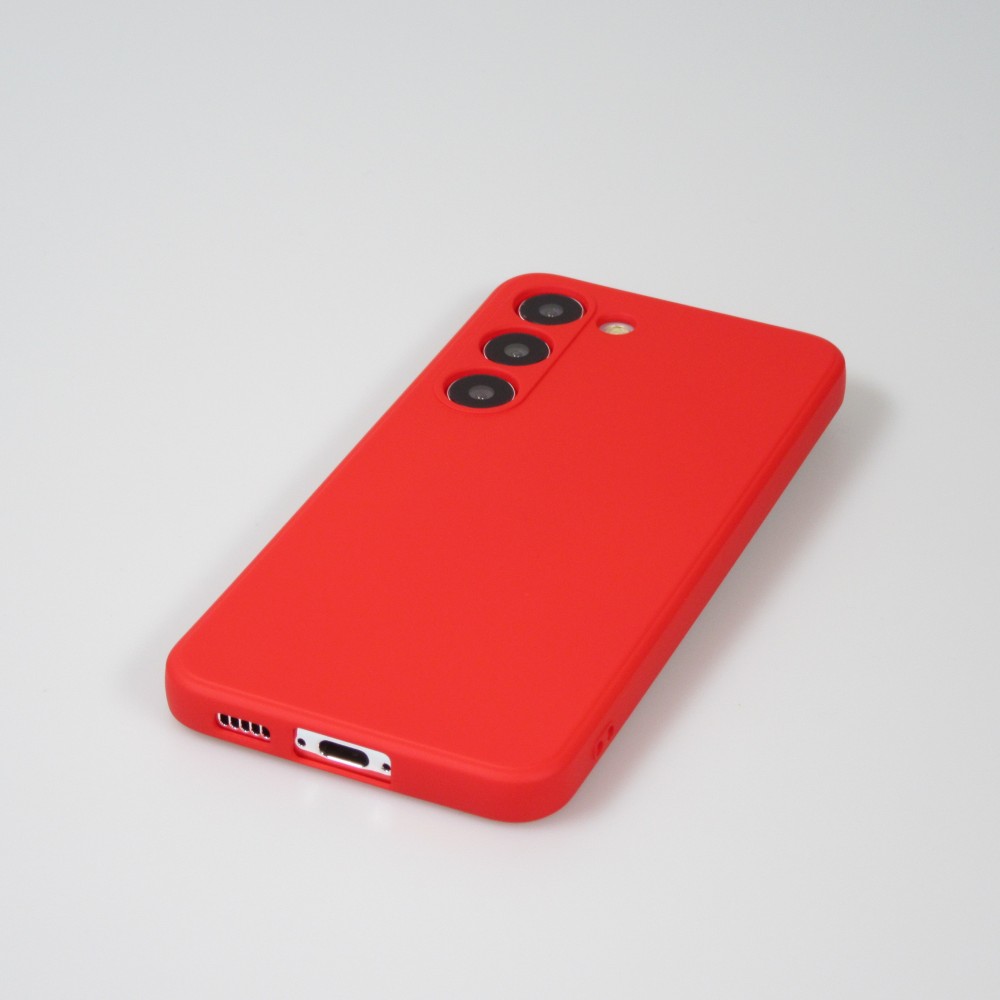 Coque Samsung Galaxy S23+ - Gel soft touch - Rouge