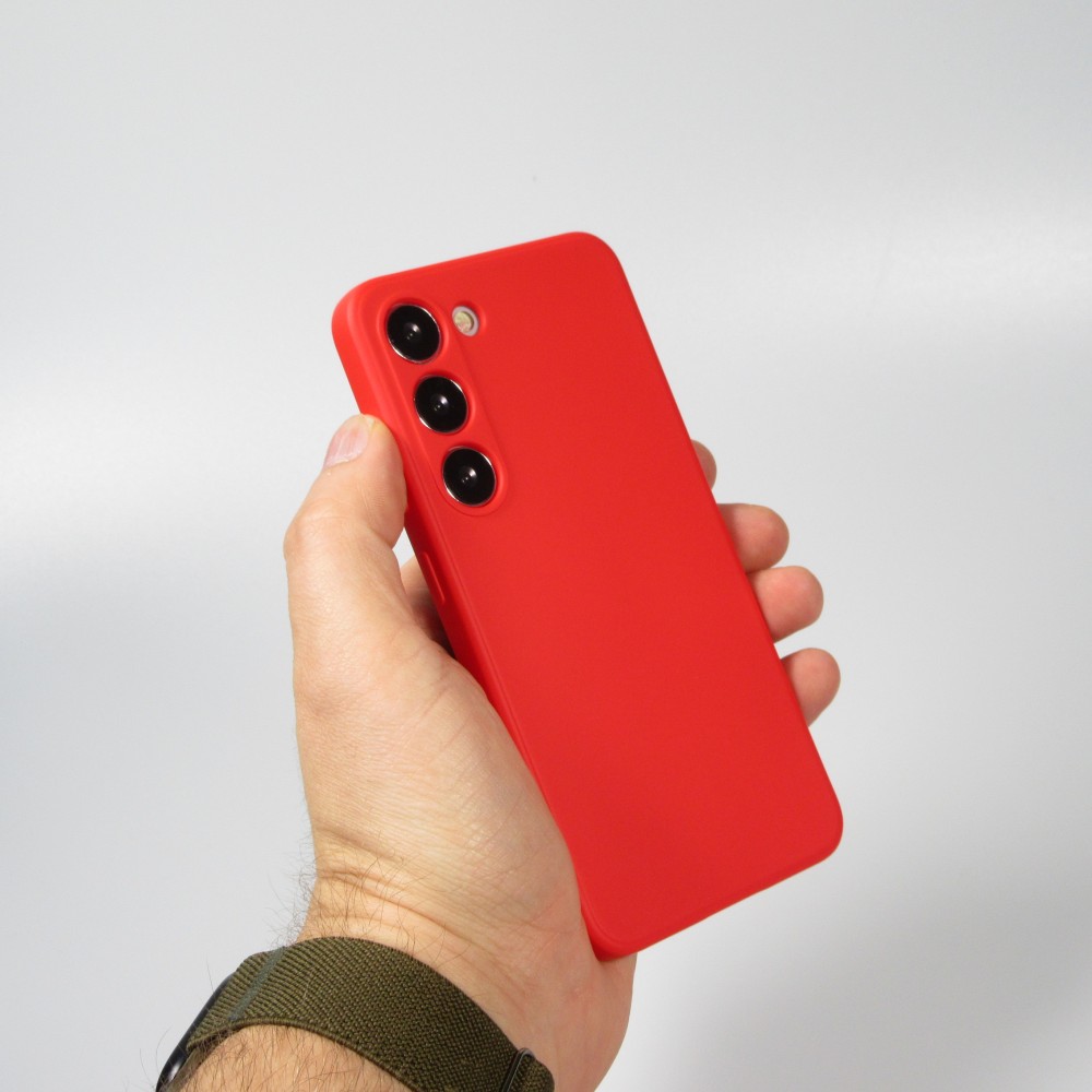 Coque Samsung Galaxy S23+ - Gel soft touch - Rouge