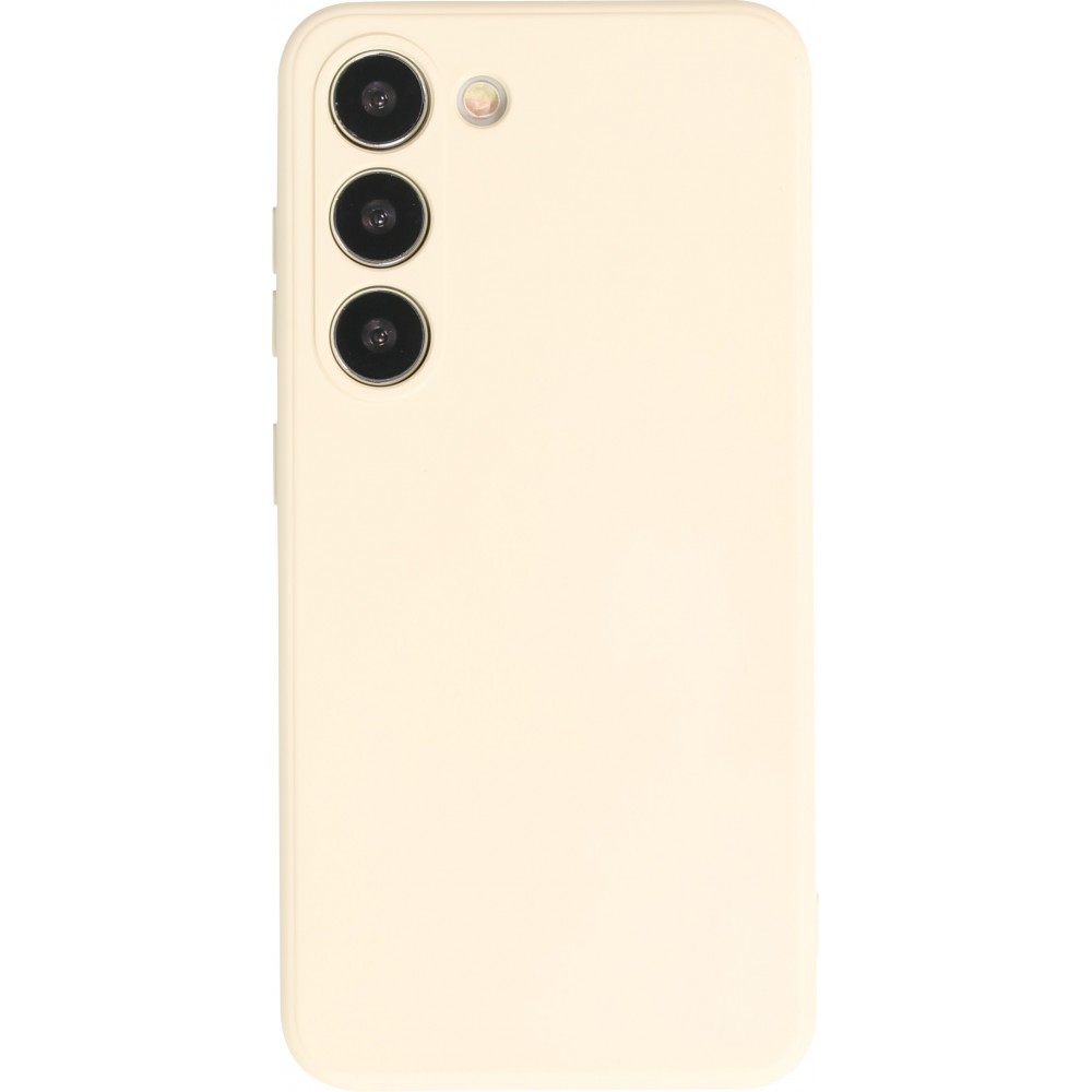 Coque Samsung Galaxy S25+ - Gel soft touch - Vanille