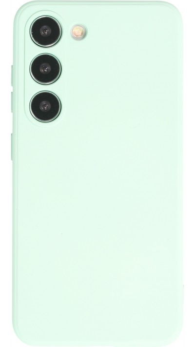 Coque Samsung Galaxy S25 - Gel soft touch - Vert menthe
