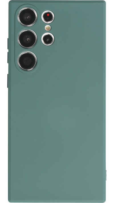 Coque Samsung Galaxy S25 Ultra - Gel soft touch - Vert foncé