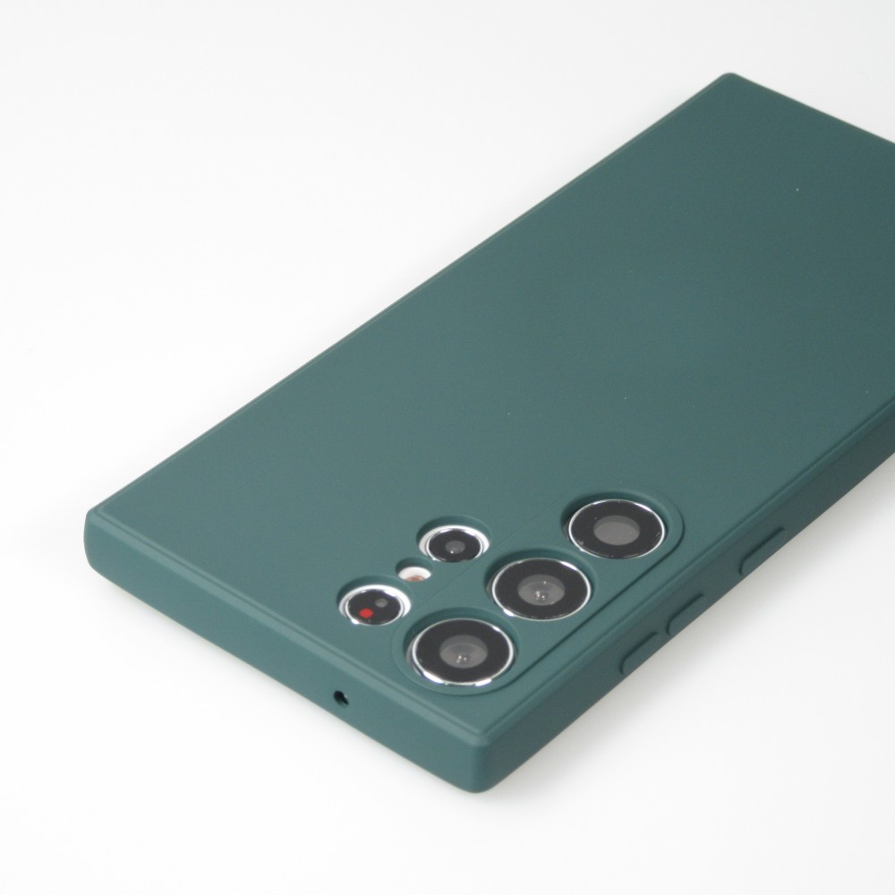 Coque Samsung Galaxy S24 Ultra - Gel soft touch - Vert foncé