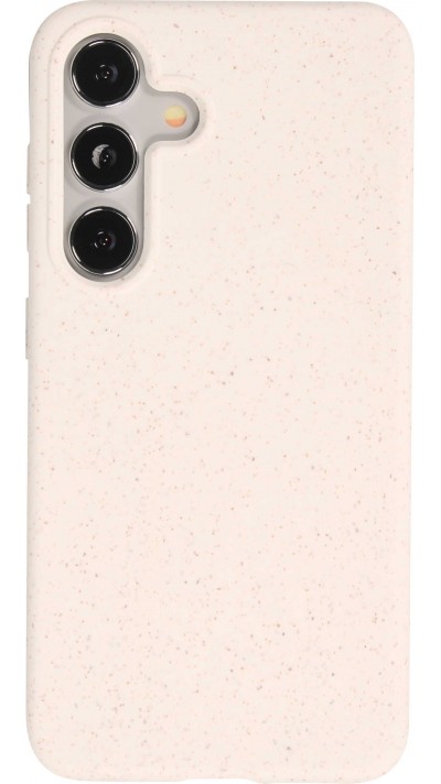 Coque Samsung Galaxy S24 - Bio Eco-Friendly biodégradable écologique nature - Blanc