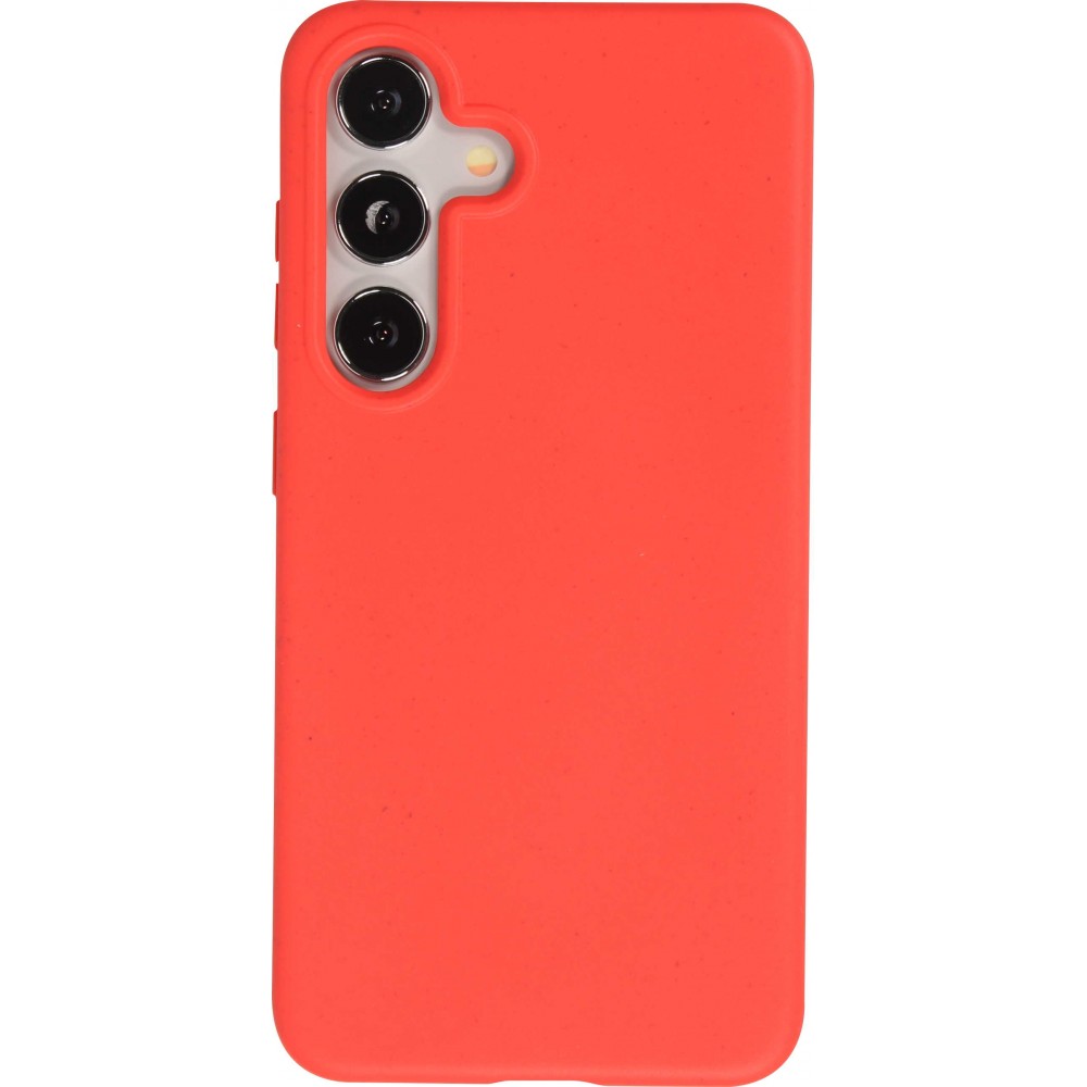 Coque Samsung Galaxy S25+ - Bio Eco-Friendly biodégradable écologique nature - Rouge