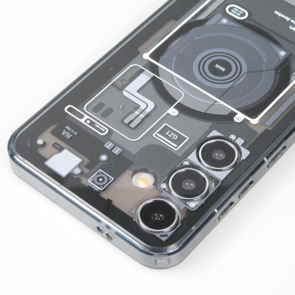 Coque Samsung Galaxy S24+ - Gel silicone Machine Armor Galaxy Edition ZeroOne - Noir