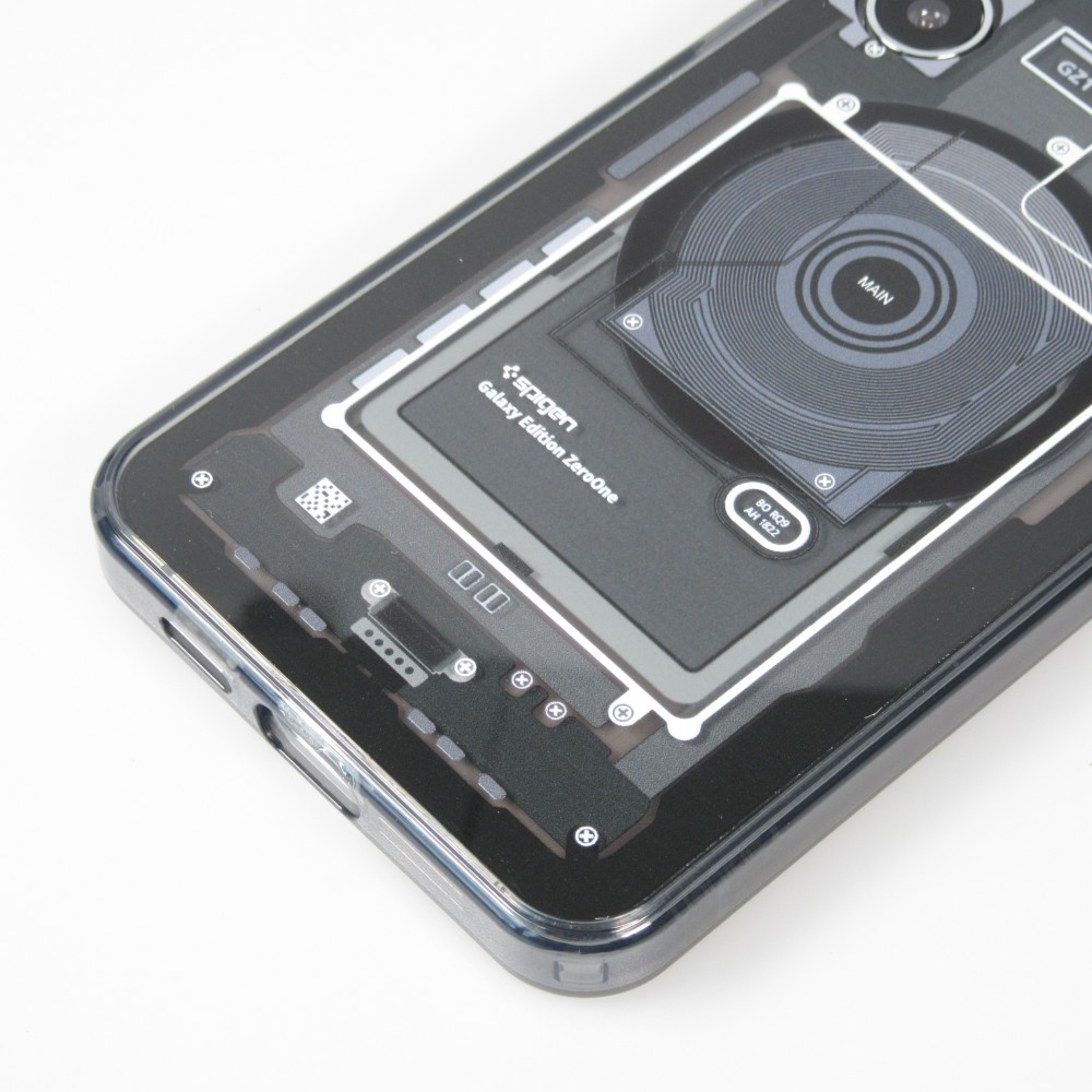 Coque Samsung Galaxy S24+ - Gel silicone Machine Armor Galaxy Edition ZeroOne - Noir