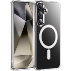 Coque Samsung Galaxy S25+ - Gel transparent compatible MagSafe silicone TPU Super Clear