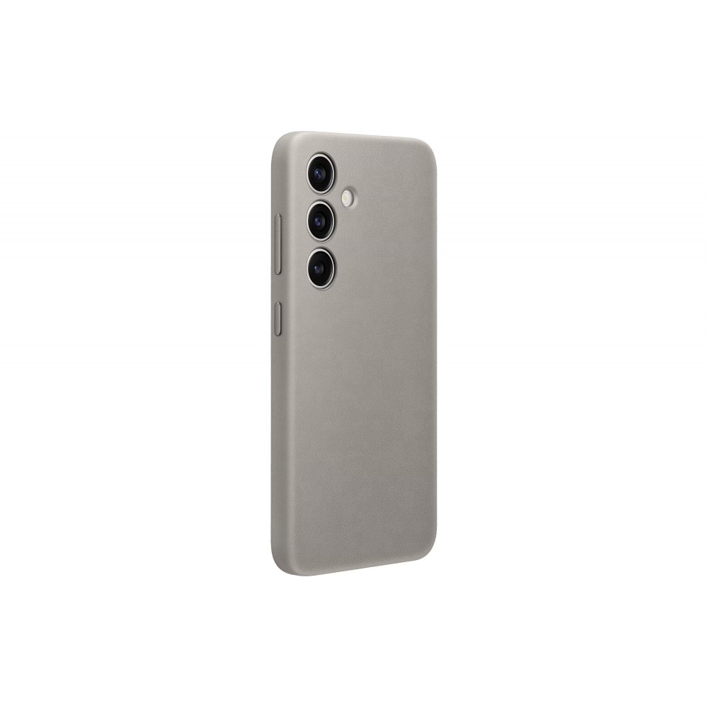 Coque Samsung Galaxy S24+ - Samsung officielle en cuir vegan - Taupe