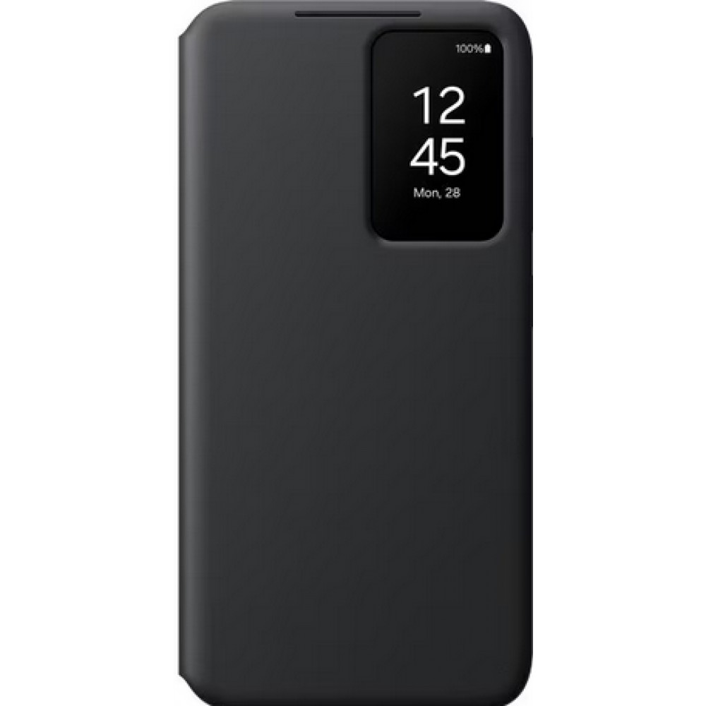 Coque Samsung Galaxy S24 - Smart View Wallet Case - Noir