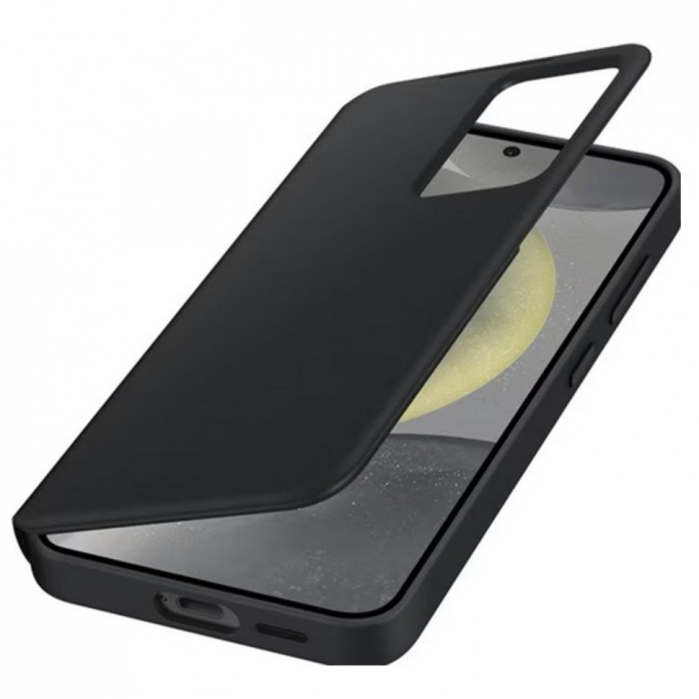 Coque Samsung Galaxy S24 - Smart View Wallet Case - Noir