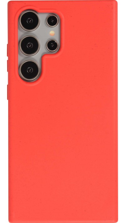 Coque Samsung Galaxy S24 Ultra - Bio Eco-Friendly biodégradable écologique nature - Rouge