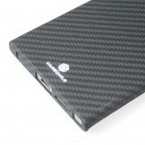 Coque Samsung Galaxy S24 Ultra - Carbomile case de protection en fibre de carbone aramide véritable - Noir
