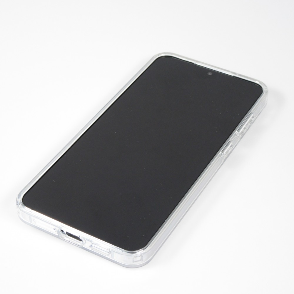 Coque Samsung Galaxy S24 Ultra - Gel silicone Machine Armor Galaxy Edition ZeroOne - Bleu clair