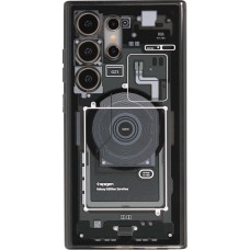 Galaxy S24 Ultra Case H&uuml;lle - Gummi Silikon Machine Armor Galaxy Edition ZeroOne - Schwarz