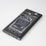 Galaxy S24 Ultra Case H&uuml;lle - Gummi Silikon Machine Armor Galaxy Edition ZeroOne - Schwarz