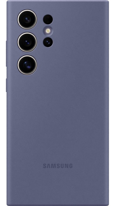 Coque Samsung Galaxy S24 Ultra - Samsung officielle silicone soft touch - Violet