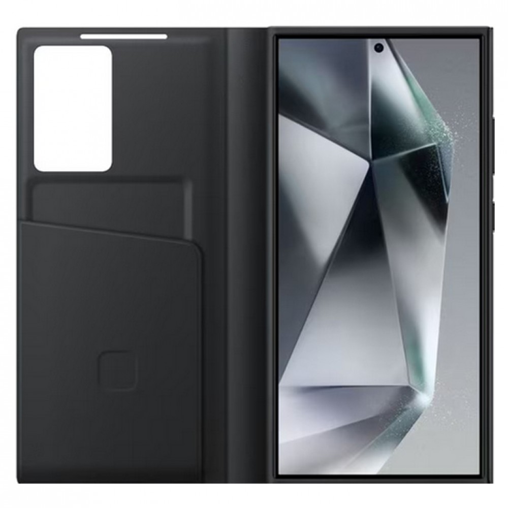 Coque Samsung Galaxy S24 Ultra - Smart View Wallet Case - Noir