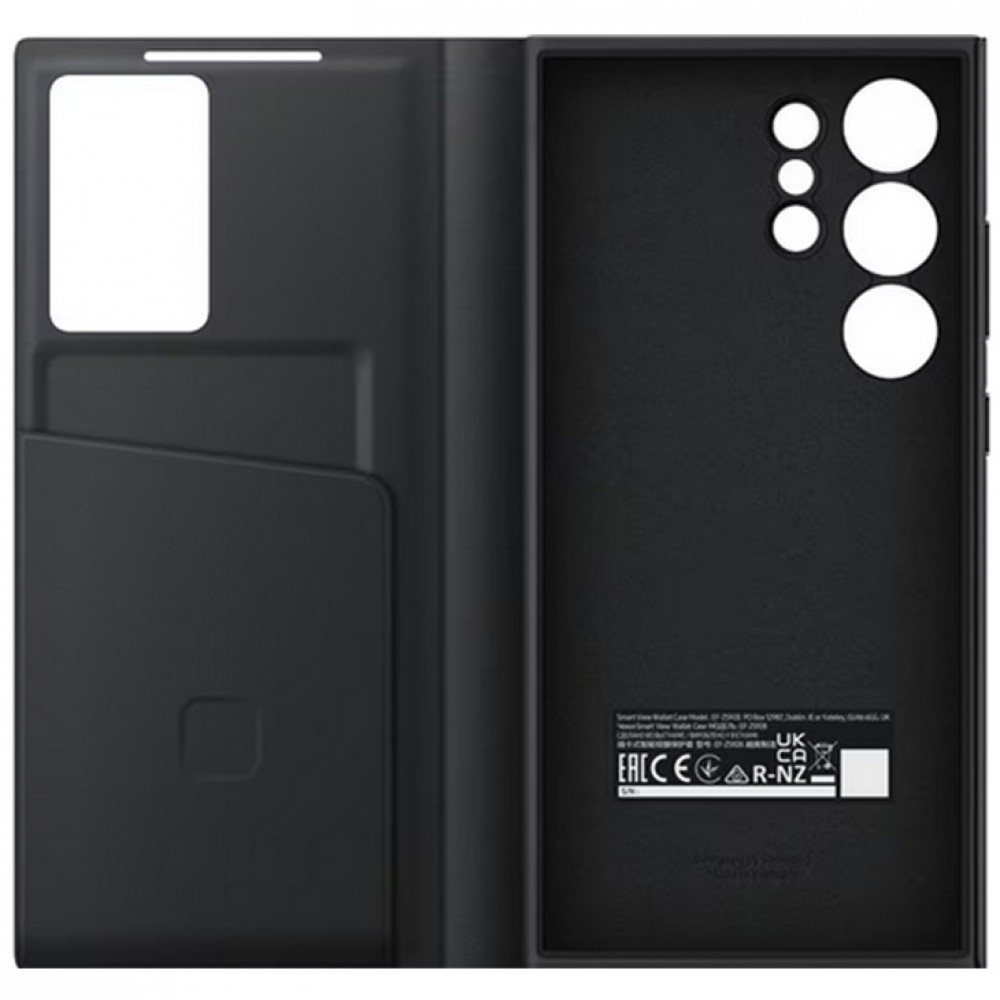 Coque Samsung Galaxy S24 Ultra - Smart View Wallet Case - Noir