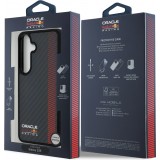 Coque Samsung Galaxy S25+ - Red Bull Racing Carbon Powerbar MagSafe - Noir