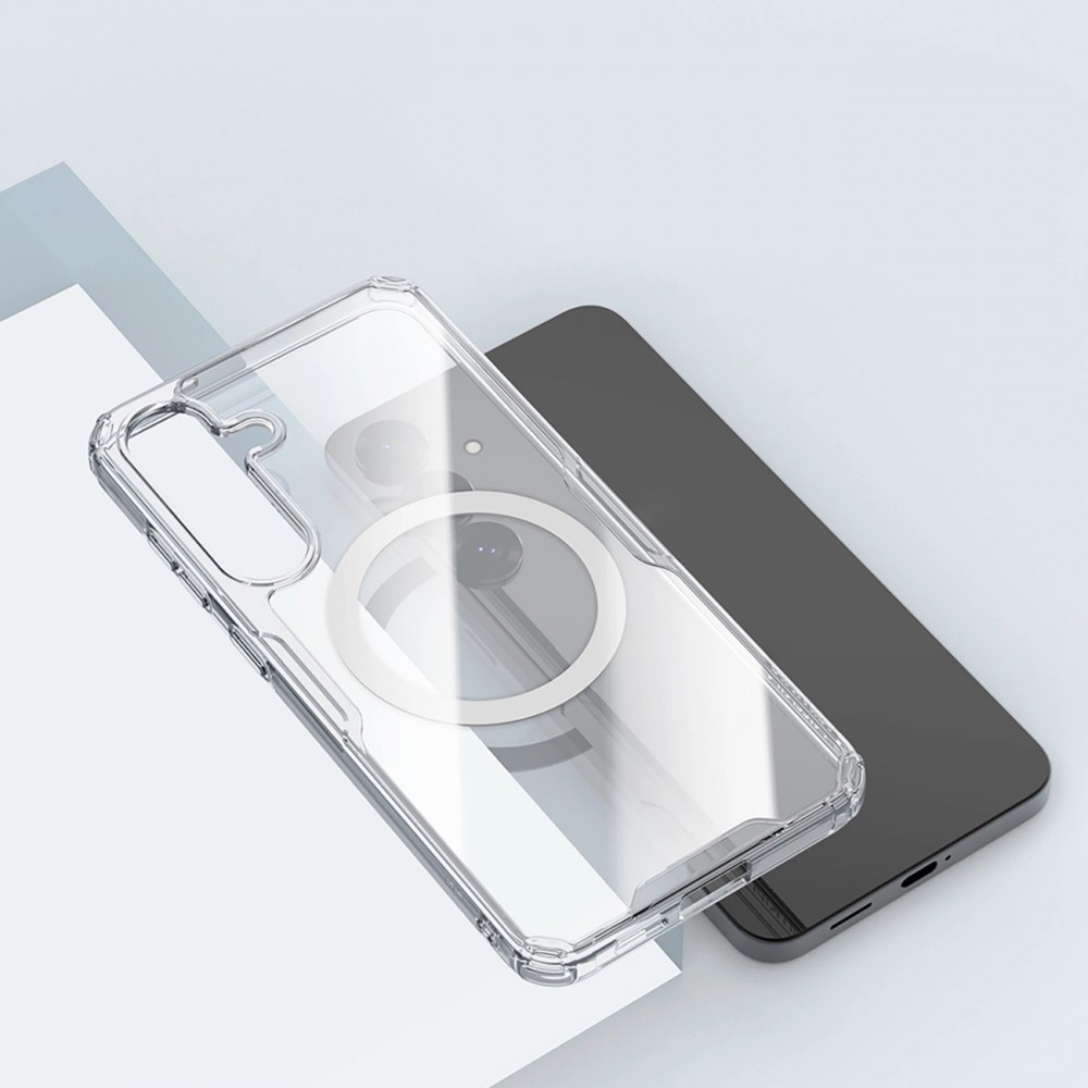 Coque Samsung Galaxy S25 - Nillkin Nature TPU Pro avec MagSafe - Transparent