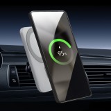 Coque Samsung Galaxy S25 Ultra - Qialino cuir véritable (compatible MagSafe) - Noir