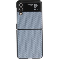 Coque Samsung Galaxy Z Flip3 5G - Plastique 3D Textures - Bleu