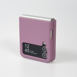 Coque Samsung Galaxy Z Flip4 - Soft Touch avec anneau - Violet foncé