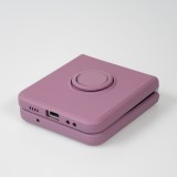 Coque Samsung Galaxy Z Flip4 - Soft Touch avec anneau - Violet foncé