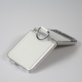 Galaxy Z Flip4 Case Hülle - Plastik mit Haltering - Transparent
