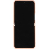 Coque Samsung Galaxy Z Flip5 - Soft Touch avec anneau - Rose