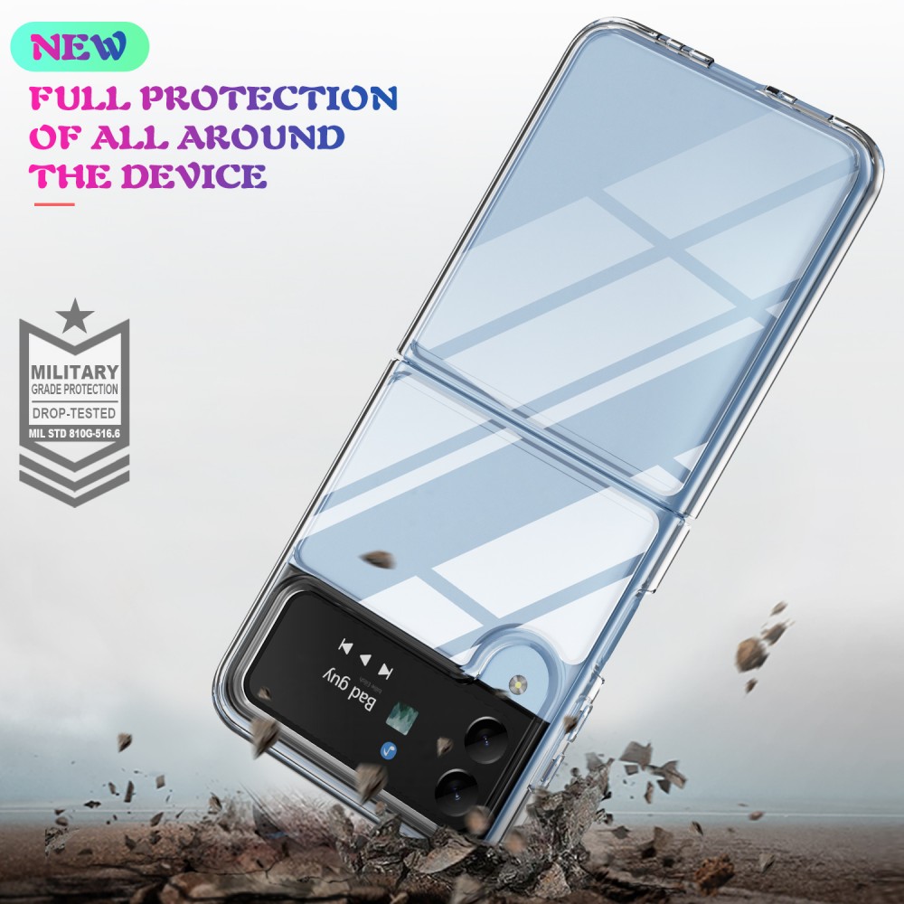 Coque Samsung Galaxy Z Flip4 - Gel transparent Silicone Super Clear flexible